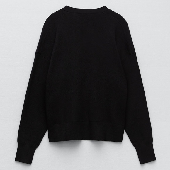 New Zara Fine Knit Cardigan With Jewel Buttons - Picture 5 of 9